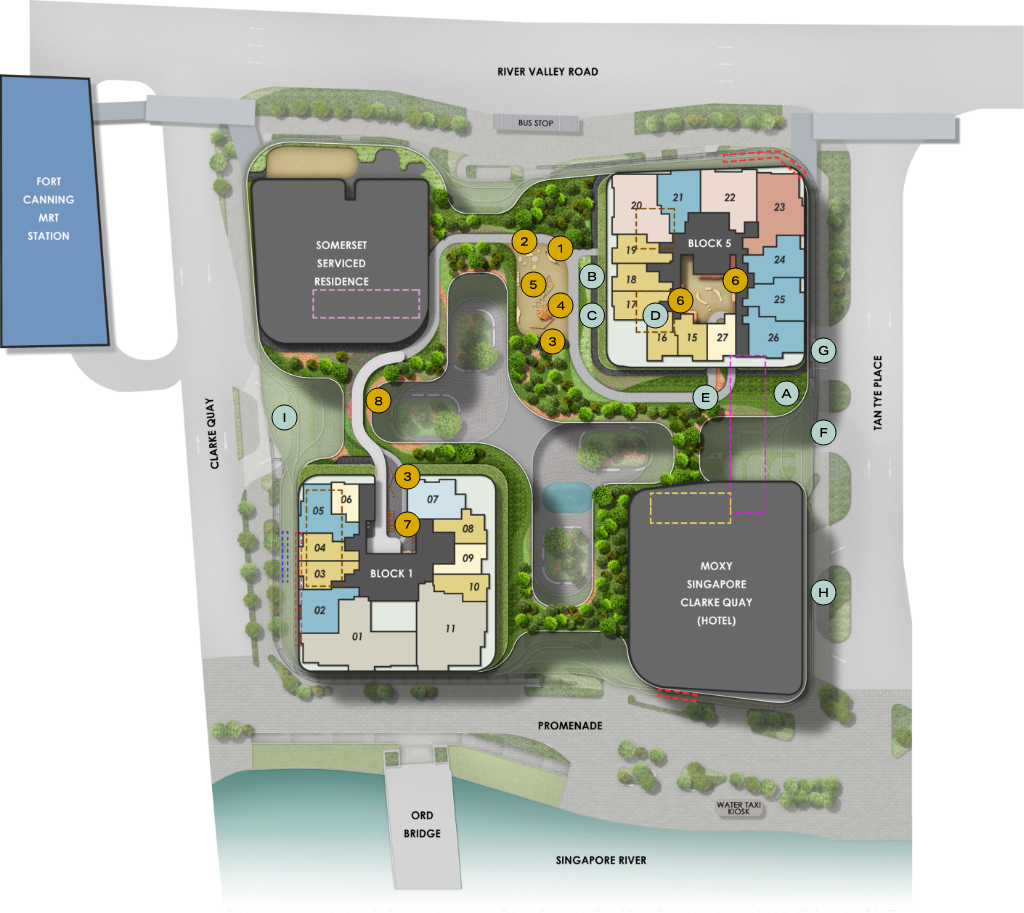 CanningHill Piers Level 3 site plan